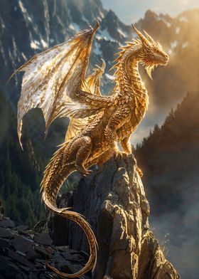 Golden Sunbeam Dragon