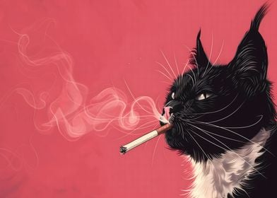 Smoking Cat Meme