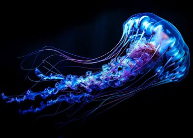 Medusa Jellyfish Dark Zen