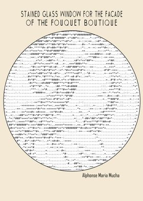 Stained glass window Ascii