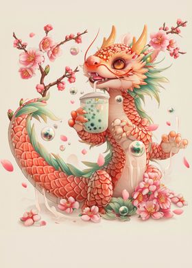 Japanese Sakura Dragon