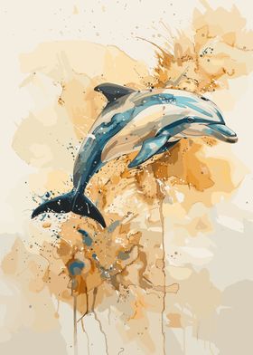 Unique Dolphin Painting