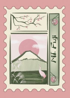 Mount Fuji Stamp