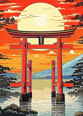 Gate Torii Vintage