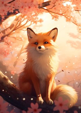 Fox In Forest