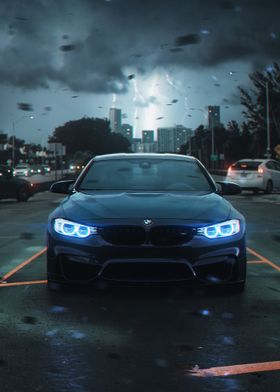 Dark BMW Car