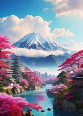 Japan Landscape Posters Online - Shop Unique Metal Prints 