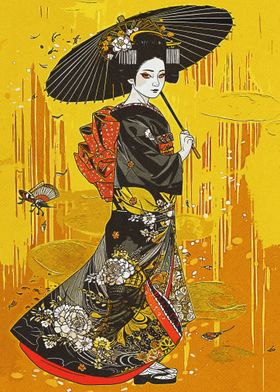 Geisha Drawing