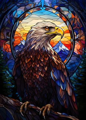 Eagle Stained Glass