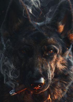 Shepherd Cigar Portrait