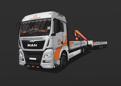 MAN TGX 18 400 Crane