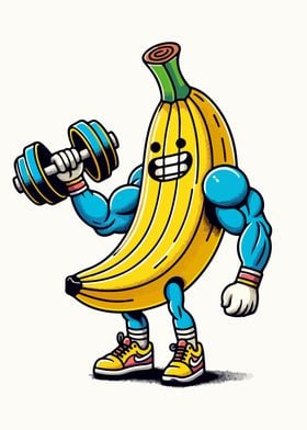 banana gym funny