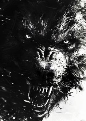 Aggressive Wolf