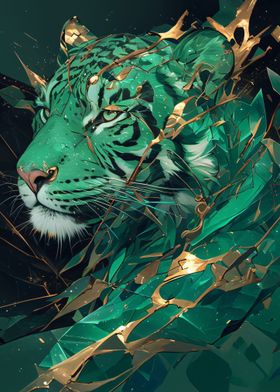 kintsugi emerald tiger