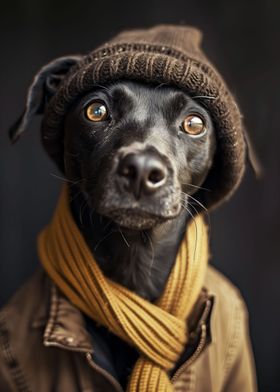 Charming Pup Portrait