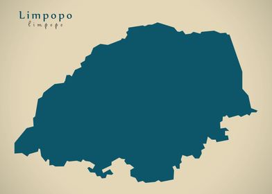 Limpopo South Africa map