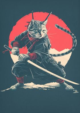 Cat Ninja Samurai