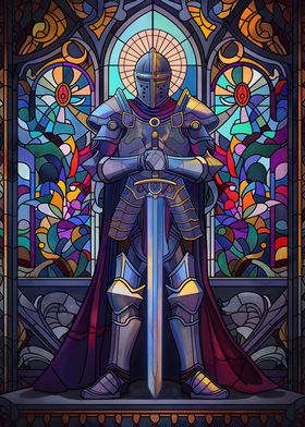 Stained Glass Paladin