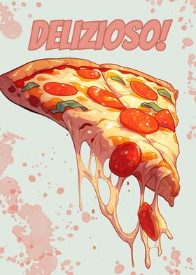 Delicious Slice of Pizza