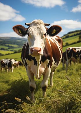 Cow Vache Holstein Cattle