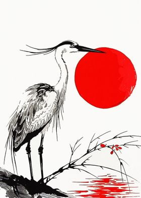 Japanese Crane Art