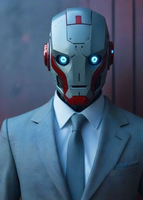 Robot in a suit