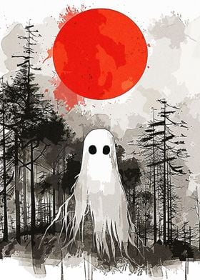 Ghost Forest Japan Art