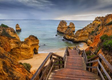 Algarve Beach In Portugal