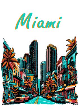 Miami wpap colorful