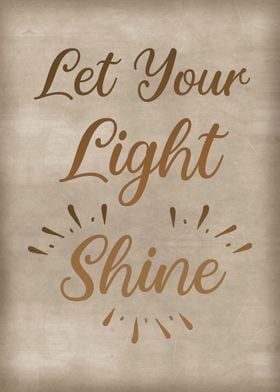 Let your light shine