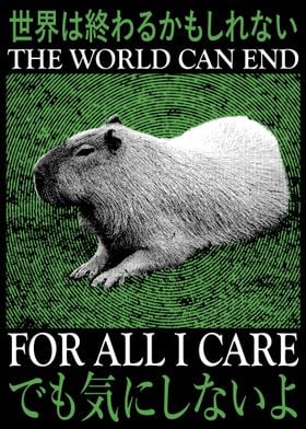 The World Can End Capybara