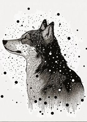 Drawing Wolf