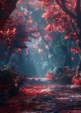 Magical Autumn forest