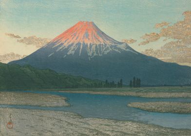 Kawase Hasui Mount Fuji