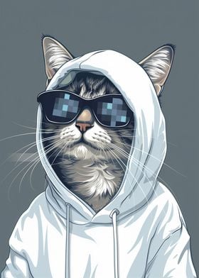 Cat meme thug life