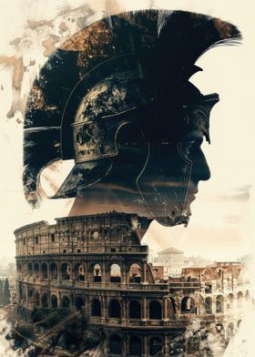 Gladiator In Colosseum