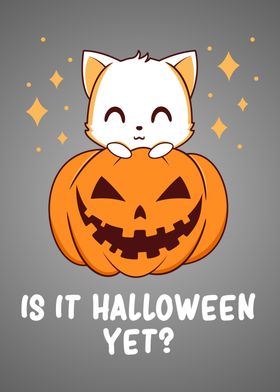 Halloween Cat Spooky Cute