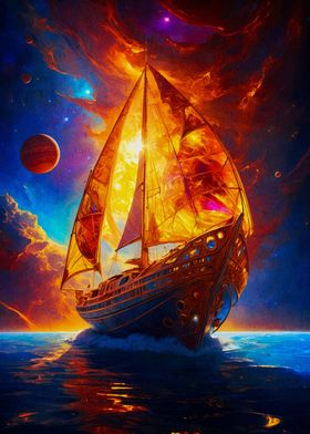 fantasy pirate ship