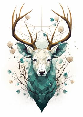 Geometric Deer