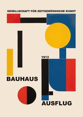 German Bauhaus Poster