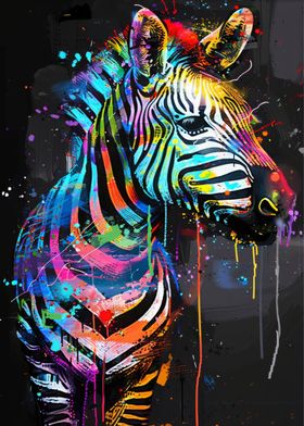 Zebra Animal Painting