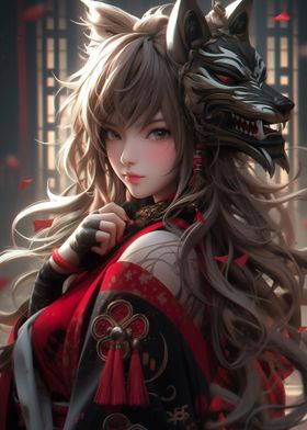 Anime Samurai Girl