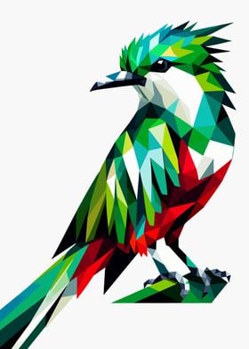 Quetzal wpap pop art