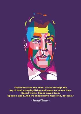 Clarkson Quote Pop Art