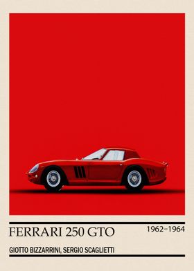 Ferrari 250 GTO Minimalist