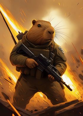 Capybara on War