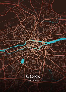 Cork city Map