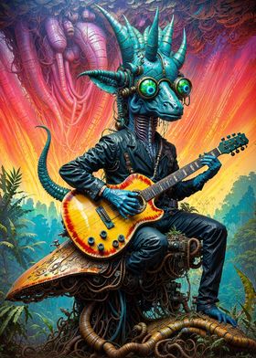 Bio Rhythms Dino Guitarist