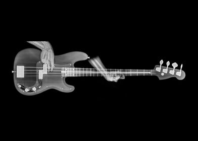 Base Guitar under x ray