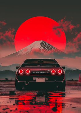 Nissan Skyline Red Moon